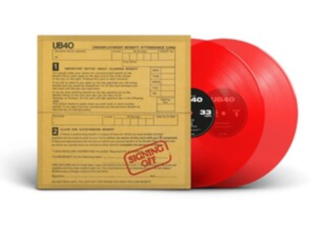 UB40 LP Vinyl Record - Signing Off (Red Vinyl)