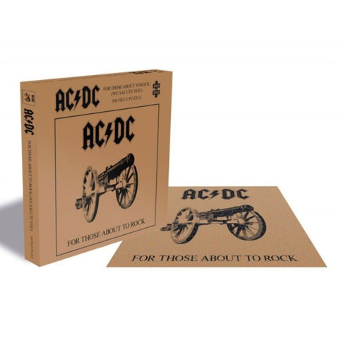 AC/DC Jigsaw Puzzle - AC/DC For Those About To Rock (500 Piece Jigsaw Puzzle) | Buy Now For 24.99