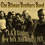The Allman Brothers Band CD - A & R Studios : New York, 26th August, 1971