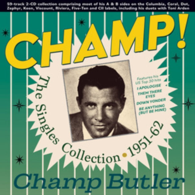 Champ Butler CD - Champ! The Singles Collection 19 51-62