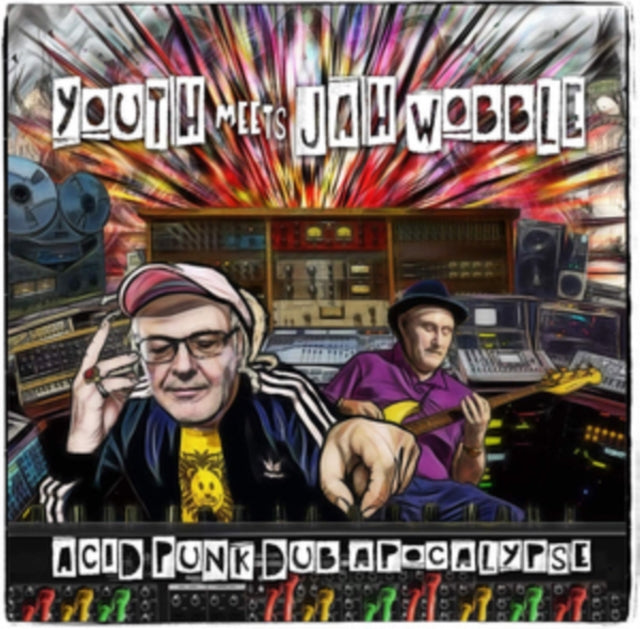Youth Meets Jah Wobble LP - Acid Punk Dub Apocalypse (Red Transparent)
