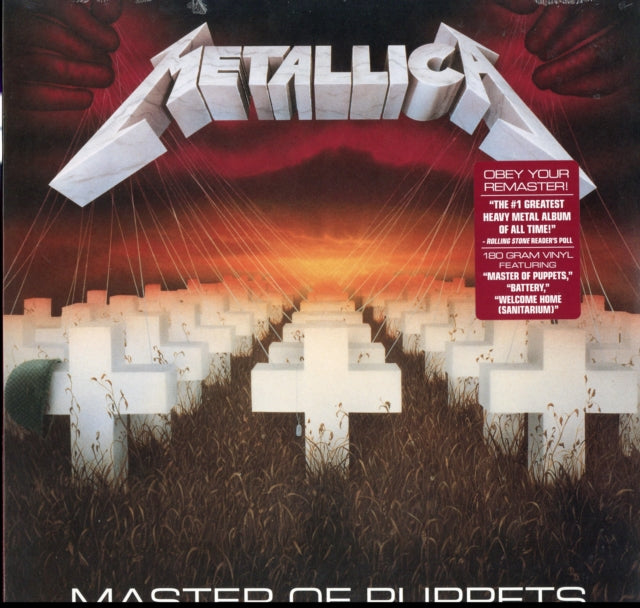Metallica LP Vinyl Record - Master Of Puppets (Remastered Edition)
