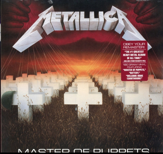 Metallica LP Vinyl Record - Master Of Puppets (Remastered Edition)
