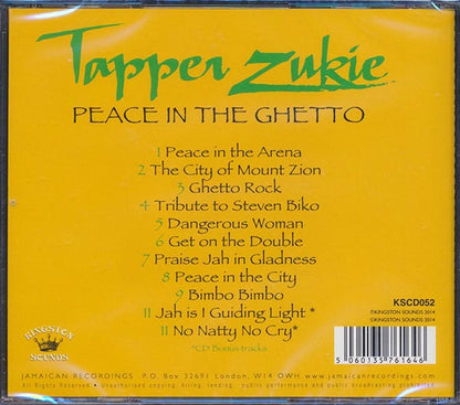 Tappa Zukie  CD -  Peace In The Ghetto