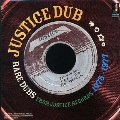 King Tubby  LP -  Justice Dub: Rare Dubs From Justice Records 19751977 (180g)