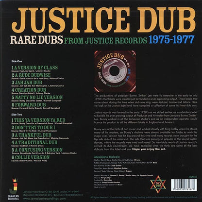 King Tubby  LP -  Justice Dub: Rare Dubs From Justice Records 19751977 (180g)