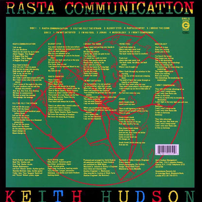 Keith Hudson  LP -  Rasta Communication