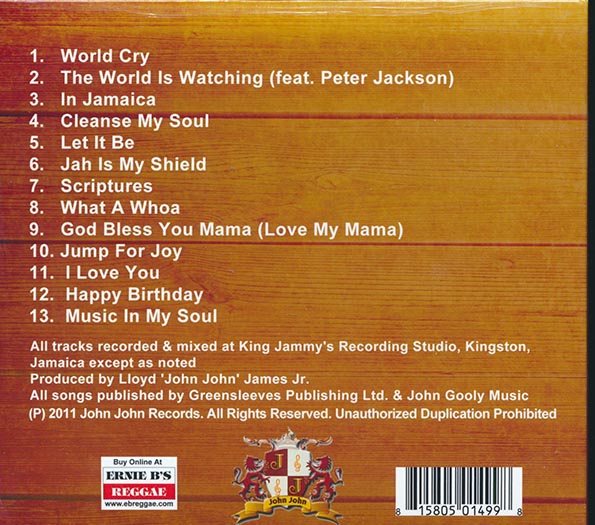 Sizzla  CD -  The Scriptures: Music In My Soul