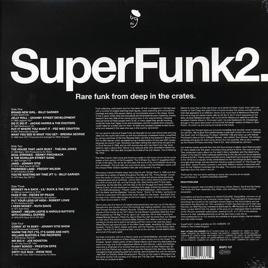 Billy Garner, Freddy Wilson, Johnny Otis Show, Etc.  LP -  Superfunk 2: Rare Funk From Deep In The Crates (2xLP)