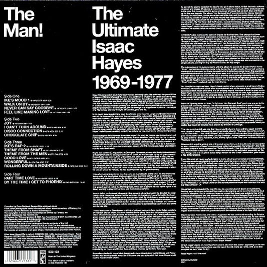 Isaac Hayes  LP -  The Man: The Ultimate Isaac Hayes 1969/1977