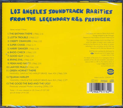 Maxwell Davis  CD -  Batman And Other Themes By Maxwell Davis