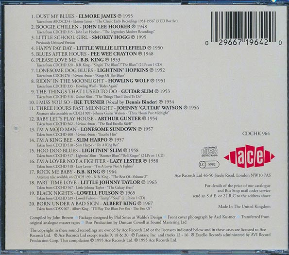 Various  CD -  Mojo Working: The Best Of Ace Records (20 tracks)