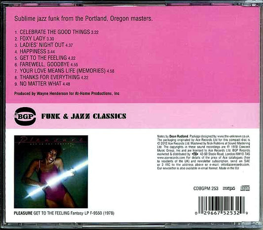 Pleasure  CD -  Get To The Feeling