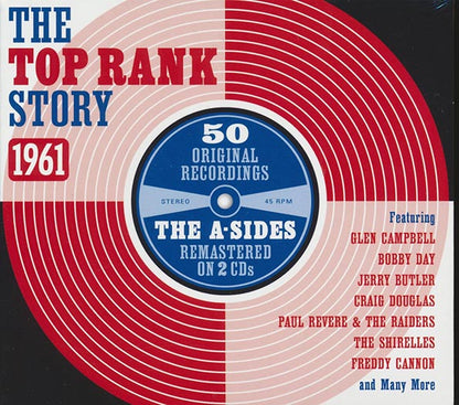 Various  CD -  The Top Rank Story 1961 (50 tracks) (2xCD) (deluxe 3 fold digipak)