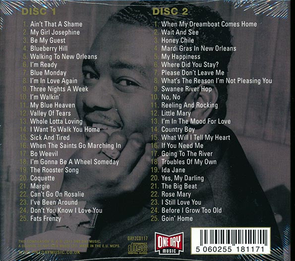 Fats Domino  CD -  Greatest Hits (50 tracks) (2xCD) (deluxe 3 fold digipak)
