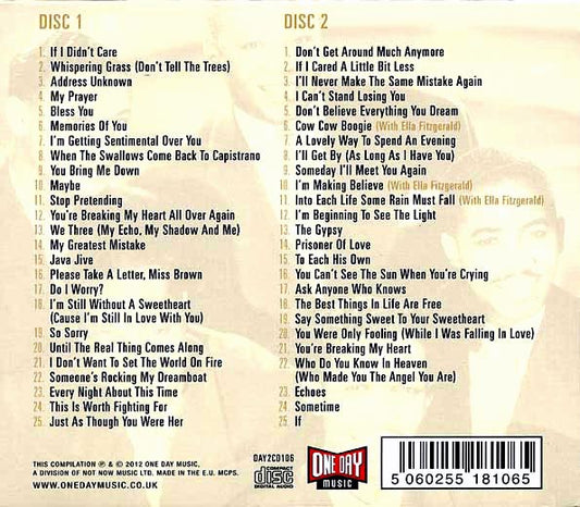 The Ink Spots  CD -  The Ultimate Collection (50 tracks) (2xCD) (deluxe 3 fold digipak)
