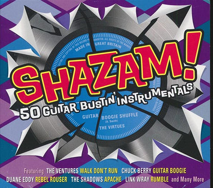 Various  CD -  Shazam: 50 Guitar Bustin Instrumentals (50 tracks) (2xCD) (deluxe 3 fold digipak)