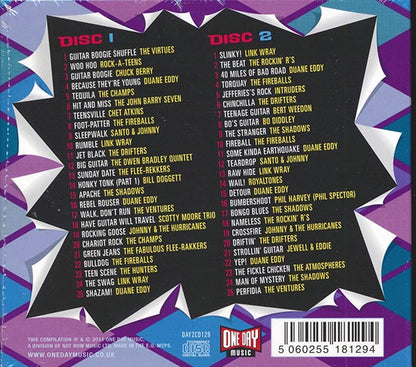 Various  CD -  Shazam: 50 Guitar Bustin Instrumentals (50 tracks) (2xCD) (deluxe 3 fold digipak)