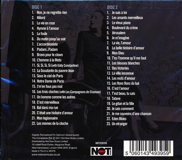 Edith Piaf  CD -  Je Ne Regrette Rien (45 tracks) (2xCD)