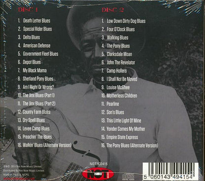 Son House  CD -  Raw Delta Blues (32 tracks) (2xCD)