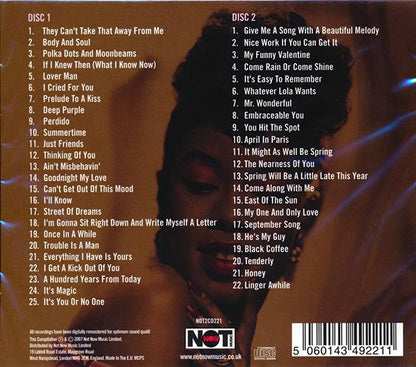 Sarah Vaughan  CD -  The Great American Songbook (47 tracks) (2xCD)