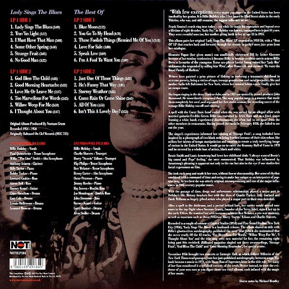 Billie Holiday  LP -  Lady Sings The Blues (2xLP) (180g)