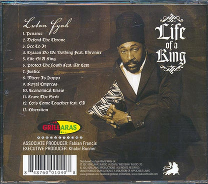 Lutan Fyah  CD -  Life Of A King