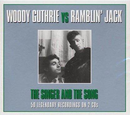 Woody Guthrie, Ramblin' Jack Elliott  CD -  Woody Guthrie Vs Ramblin' Jack: The Singer And The Song (50 tracks) (2xCD)