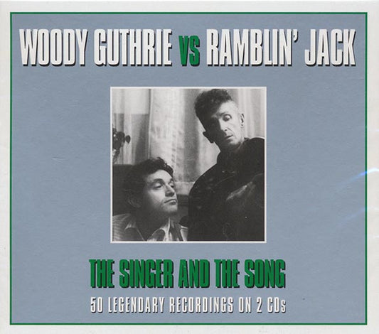 Woody Guthrie, Ramblin' Jack Elliott  CD -  Woody Guthrie Vs Ramblin' Jack: The Singer And The Song (50 tracks) (2xCD)