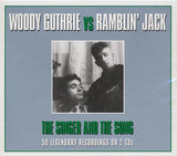 Woody Guthrie, Ramblin' Jack Elliott  CD -  Woody Guthrie Vs Ramblin' Jack: The Singer And The Song (50 tracks) (2xCD)