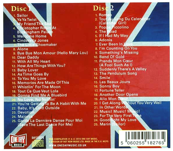Petula Clark  CD -  The Sound Of Petula Clark (50 tracks) (2xCD) (deluxe 3 fold digipak)