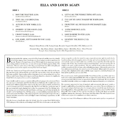 Ella Fitzgerald, Louis Armstrong  LP -  Ella & Louis Again (180g)