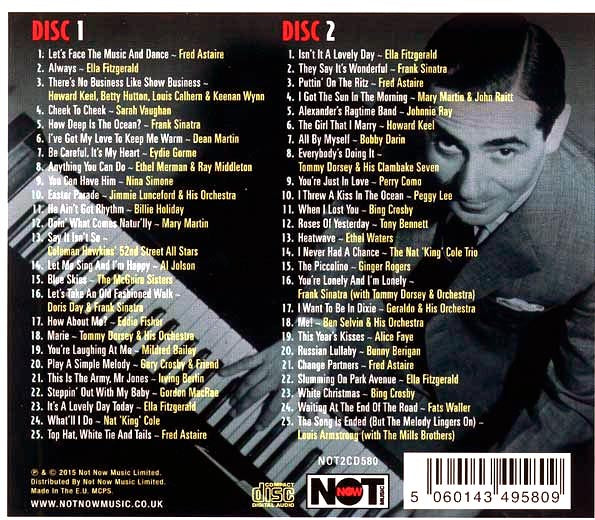 Various  CD -  The Very Best Of The Irving Berlin Songbook (50 tracks) (2xCD)