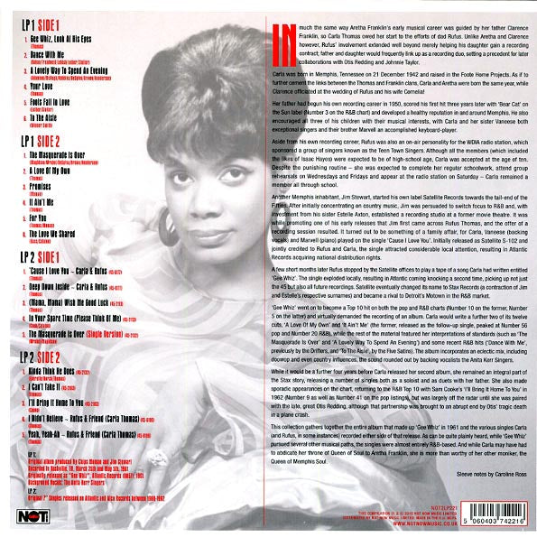 Carla Thomas  LP -  Gee Whiz (2xLP) (180g)