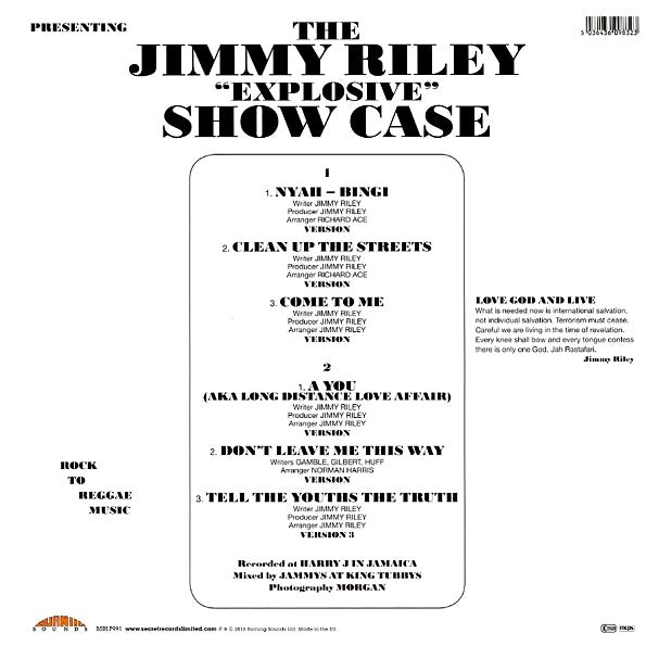 Jimmy Riley  LP -  Showcase (ltd. ed.) (180g)