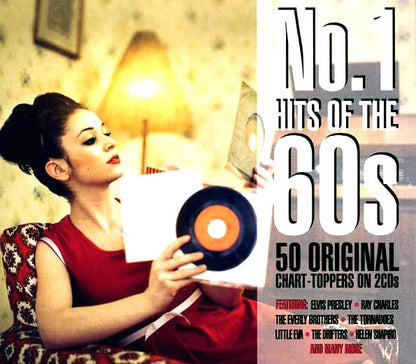 Various  CD -  Number 1 Hits Of The 60s (50 tracks) (2xCD)