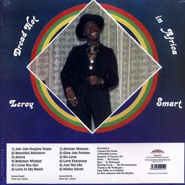 Leroy Smart  LP -  Dread Hot In Africa (ltd. ed.) (180g)