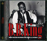 BB King  CD -  United Western Recorders, Hollywood LA, October 1, 1972 (remastered)