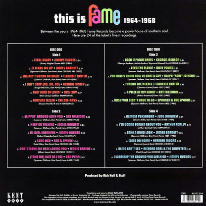 Dan Penn, Otis Clay, Jimmy Hughes, Claremce Carter, Etc.  LP -  This Is Fame 19641968 (2xLP)