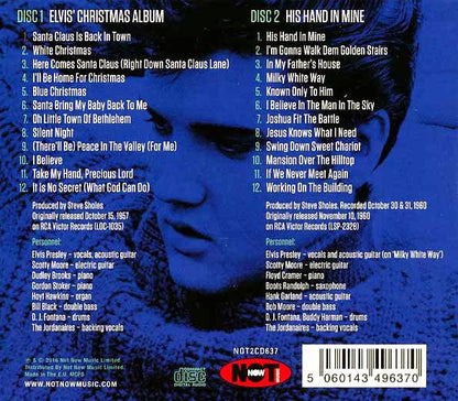 Elvis Presley  CD -  Christmas & Gospel Greats (24 tracks) (2xCD)