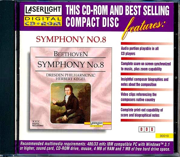 Dresden Philharmonic Herbert Kegel  CD -  Beethoven Symphony No. 8