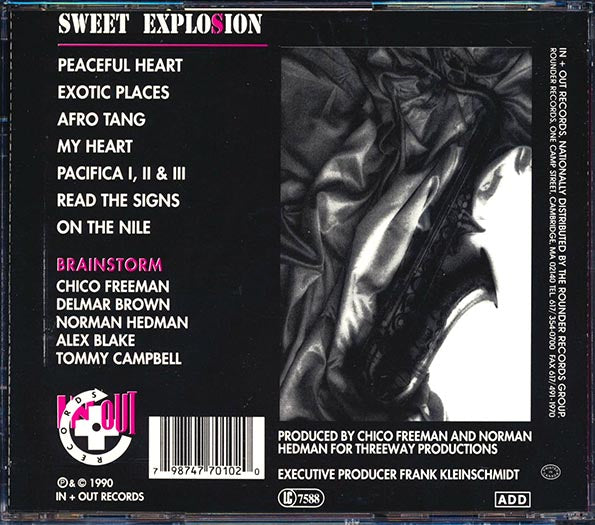 Chico Freeman, Brainstorm  CD -  Sweet Explosion