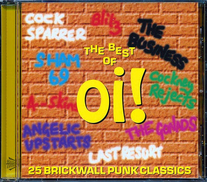 Sham 69, The Business, Blitz, Red Alert, Angelic Upstarts, Etc.  CD -  The Best Of Oi!: 25 Brickwall Punk Classics