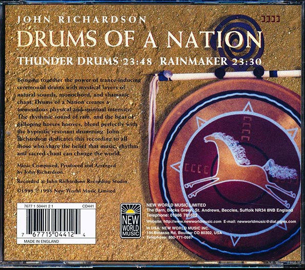 John Richardson  CD -  Drums Of A Nation