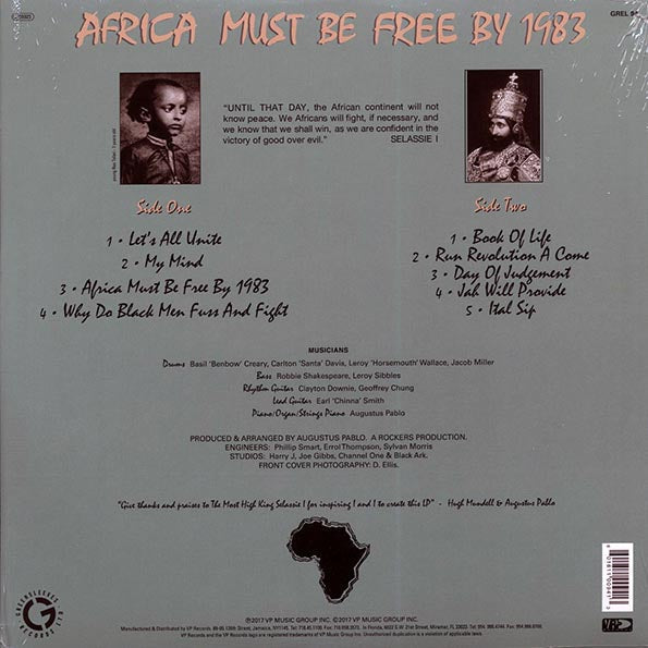 Hugh Mundell  LP -  Africa Must Be Free By 1983