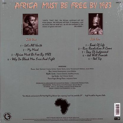 Hugh Mundell  LP -  Africa Must Be Free By 1983