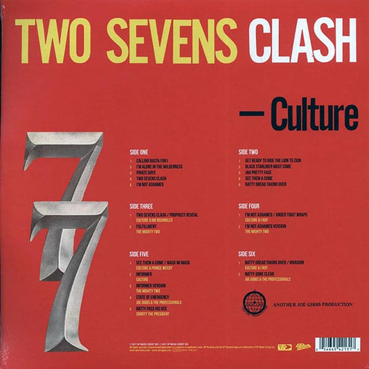 Culture  LP -  Two Sevens Clash: Deluxe Edition (+ 12 bonus tracks) (3xLP) (remastered)