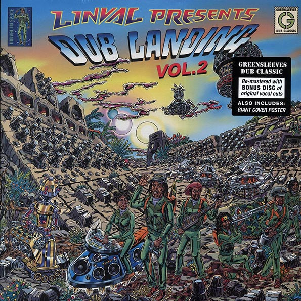 Scientist, Prince Jammy, The Roots Radics  LP -  Linval Presents Dub Landing Volume 2 + Bonus Vocals Album (2xLP)