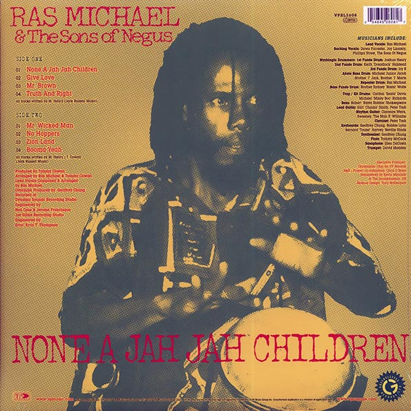 Ras Michael & The Sons Of Negus  LP -  None A Jah Jah Children