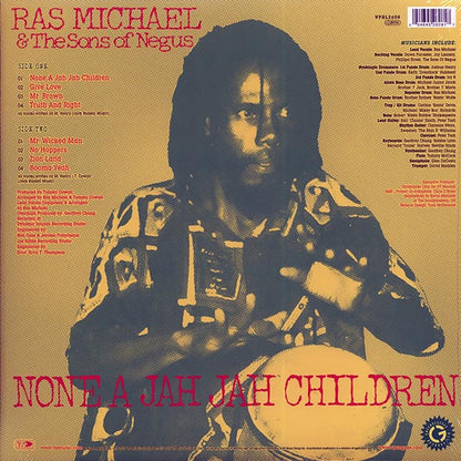 Ras Michael & The Sons Of Negus  LP -  None A Jah Jah Children